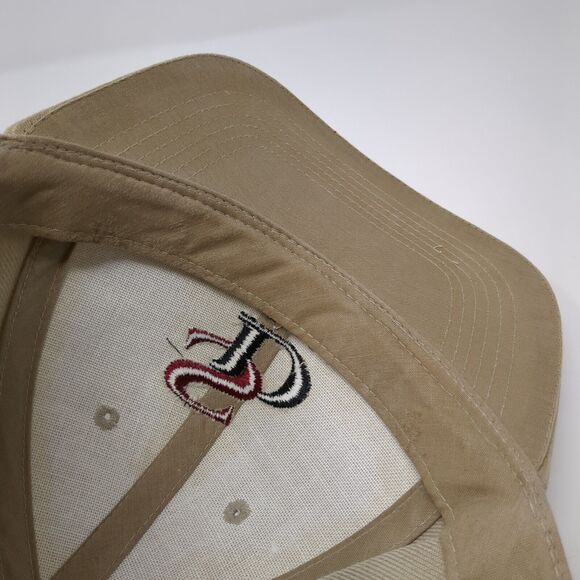San Diego Strapback Hat Tan One Size Adjustable Embroidered 6 Panel - Picture 7 of 8